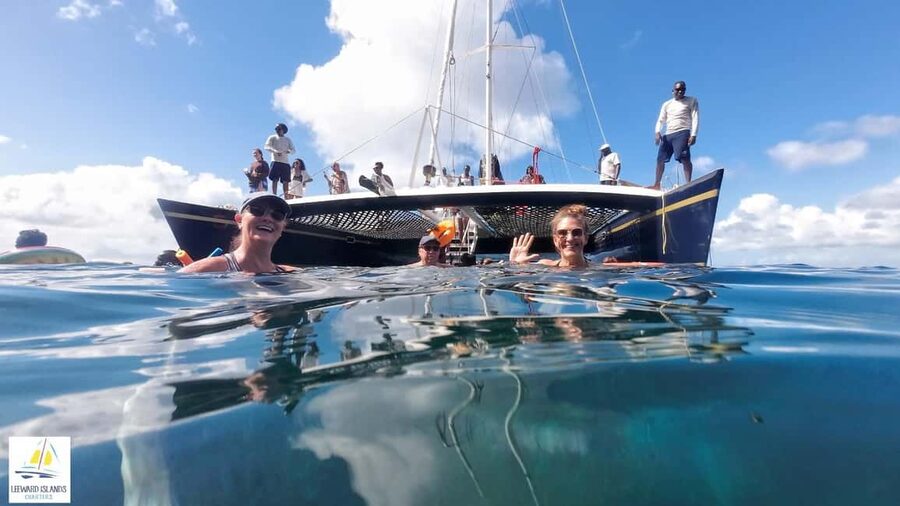Basseterre: St Kitts 4-hour Catamaran Snorkel Cruise & Lunch - Snorkeling at a cove reached only by boat