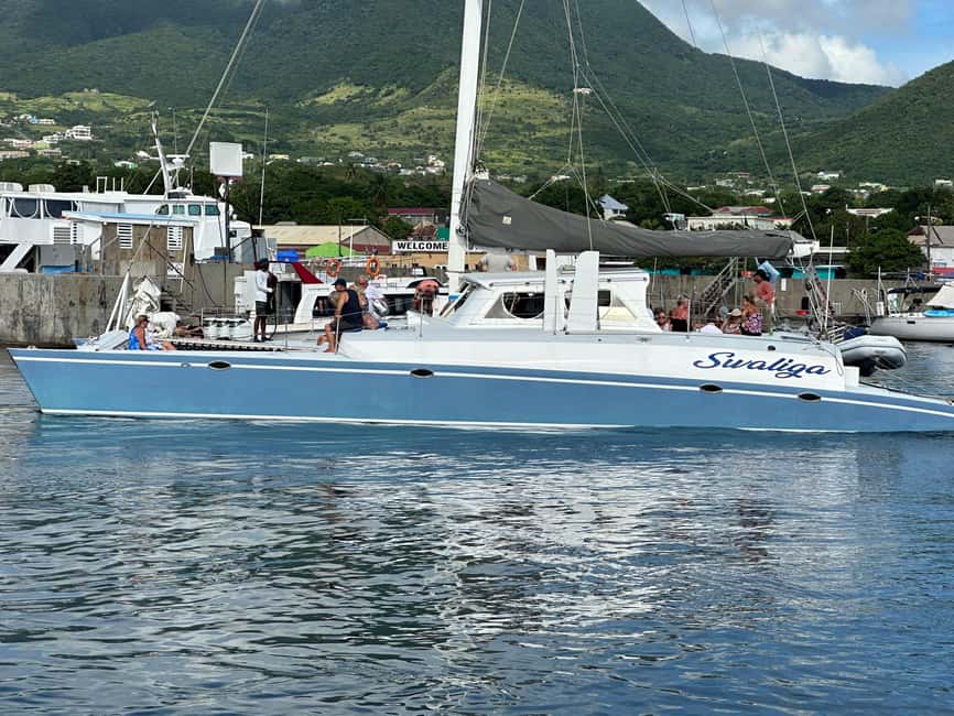 Half Day Sail and Snorkel - The First Hour: Sailing Along Saint Kitts