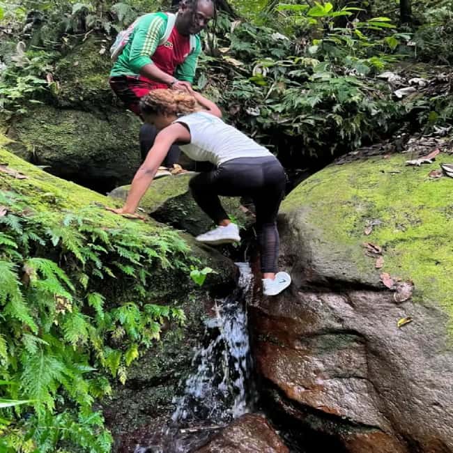 Lawyer Stephen Hike with Waterfall and Cave Hike - A cave stop before the waterfall