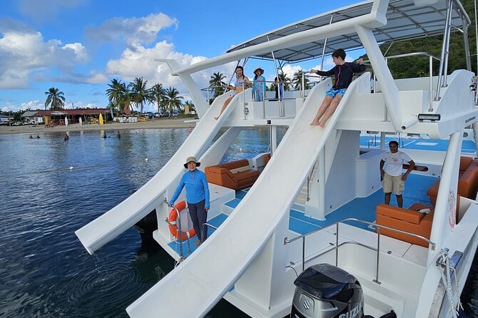Private Half Day with Waterslide Boat - The waterslide, swimming, and beach stop