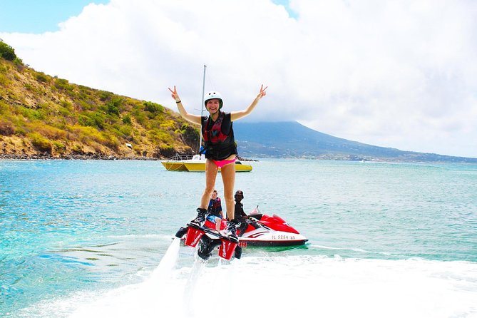 St Kitts Flyboarding Experience - Taking off from Reggae Beach