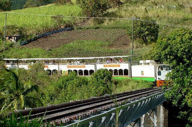 St.Kitts Sugar Train Tour / Pick up & Drop-Off Included - Caribbean music, narration, and island context