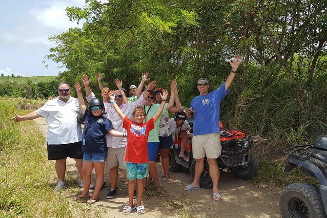 Sunny Blue Rentals in St Kitts for ATV and Dune Buggy Combo Tours - Who will enjoy this ride most