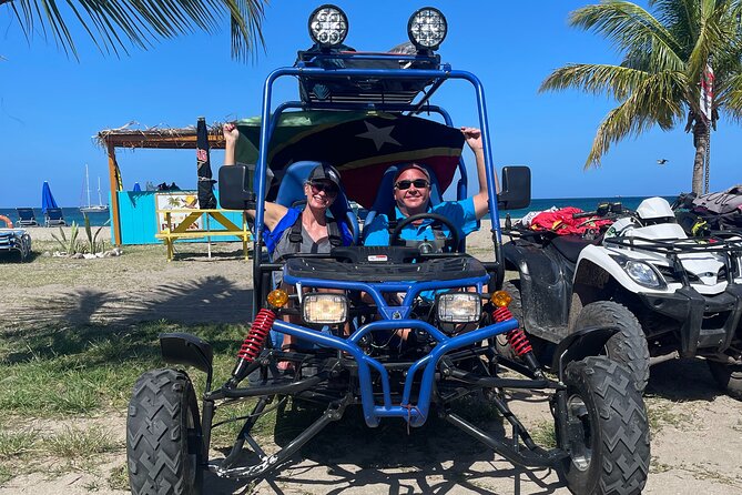 UTV Excursion Through the Beaches and Mountains of Nevis - Pinney’s Beach: paperwork, practice, and the first turn